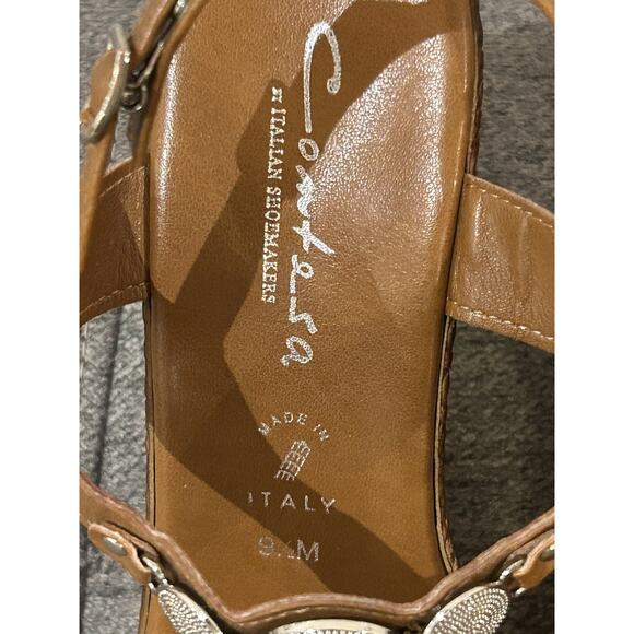 Contesa Studded Strappy Wedges Women's size 9.5 - Picture 3 of 7